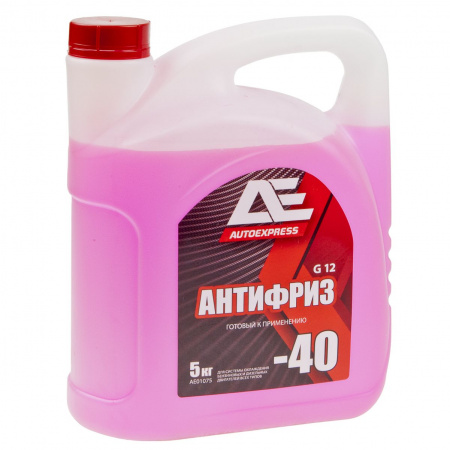 Антифриз красный -40 G 12 RED «AUTOEXPRESS» 5кг ТИТАН-СМ/1/3/140