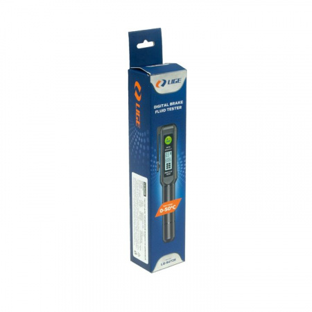 Тестер для тормозной жидкости цифровой (DOT3/DOT4/DOT5.1) (4-30mA, 1-1.5V, 1хААА) LG-94726 LIGE /1/100