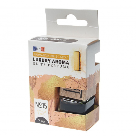 Ароматизатор воздуха FTE-LAE-15 LUXURY AROMA ELITE PERFUME (по мотивам Paco Rabanne-1 million) подвесной, с деревянной крышкой FOUETTE /1/30