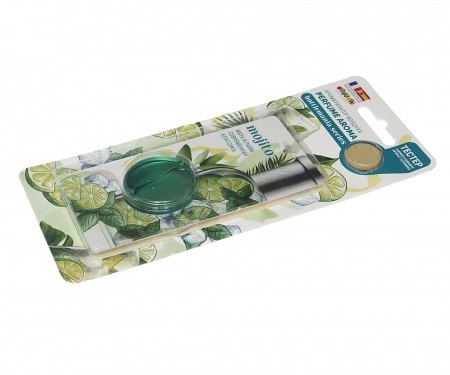Ароматизатор воздуха FTE-BM-07 BOTTLE MANIA (mojito) подвесной, мембранный FOUETTE /1/26
