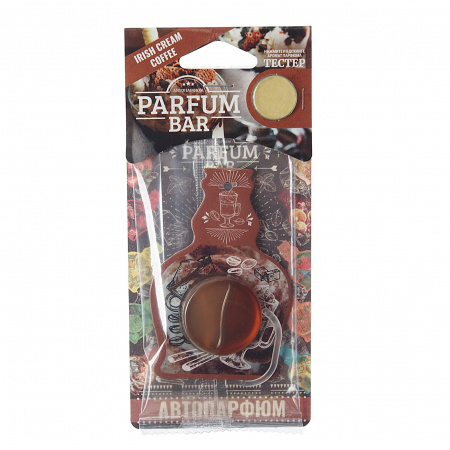 Ароматизатор воздуха FTE-BAR-05 PARFUM BAR (irish cream coffee) подвесной, мембранный FOUETTE /1/42