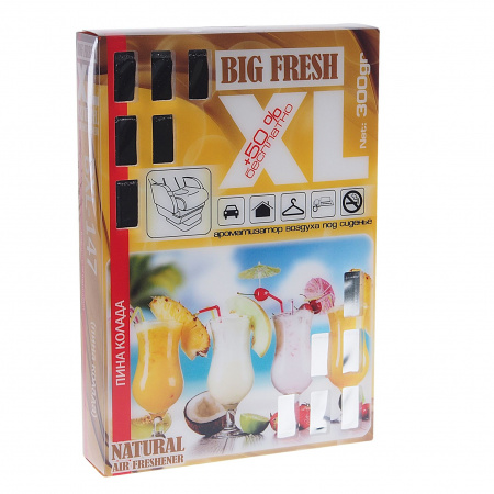 Ароматизатор воздуха BXL-147 BIG FRESH XL (пино-коладо) гелевый 300гр FKVJP /1/30